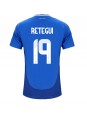 Italien Mateo Retegui #19 Heimtrikot EM 2024 Kurzarm